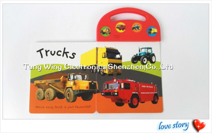 Toy Trucks Button Sound Book, libros interactivos de los sonidos para los niños 2