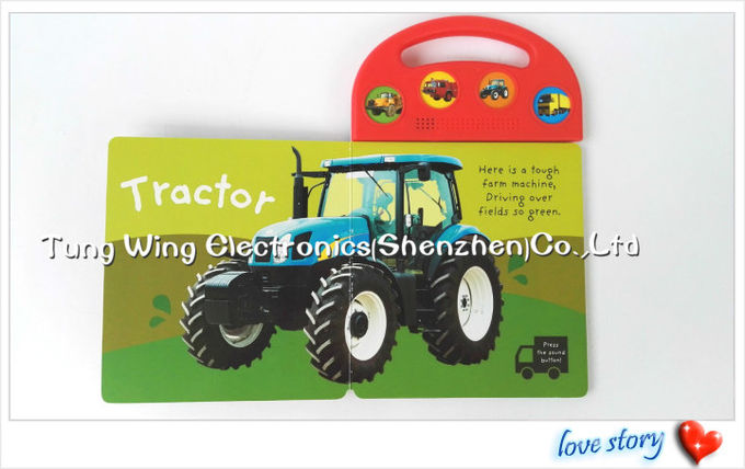 Toy Trucks Button Sound Book, libros interactivos de los sonidos para los niños 1