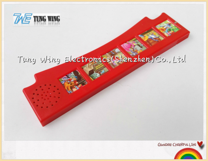 Módulo rojo de 6 sonidos del botón para los libros de los sonidos de los niños como juguetes educativos interiores 1